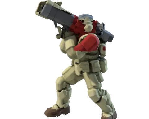 Anti-Armor Team, rendered from its game model