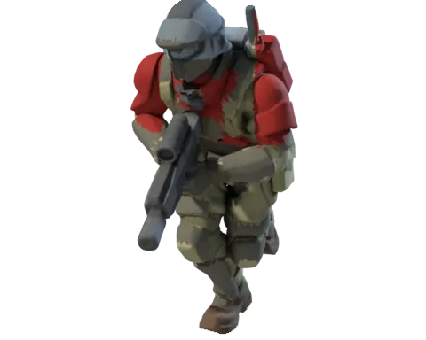 Recon Specialist, rendered from its game model