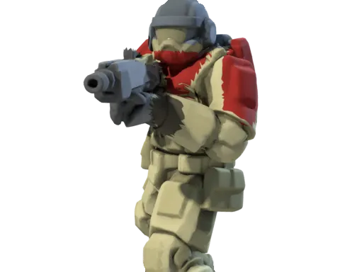 Rifle Team, rendered from its game model