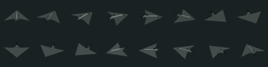 Cloud Lancer aircraft sprite sheet