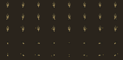 Saudi National Guard sprite sheet