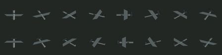 Kuzgun-M UCAV sprite sheet